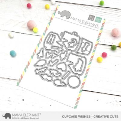 Mama Elephant Creative Cuts - Cupcake Wishes